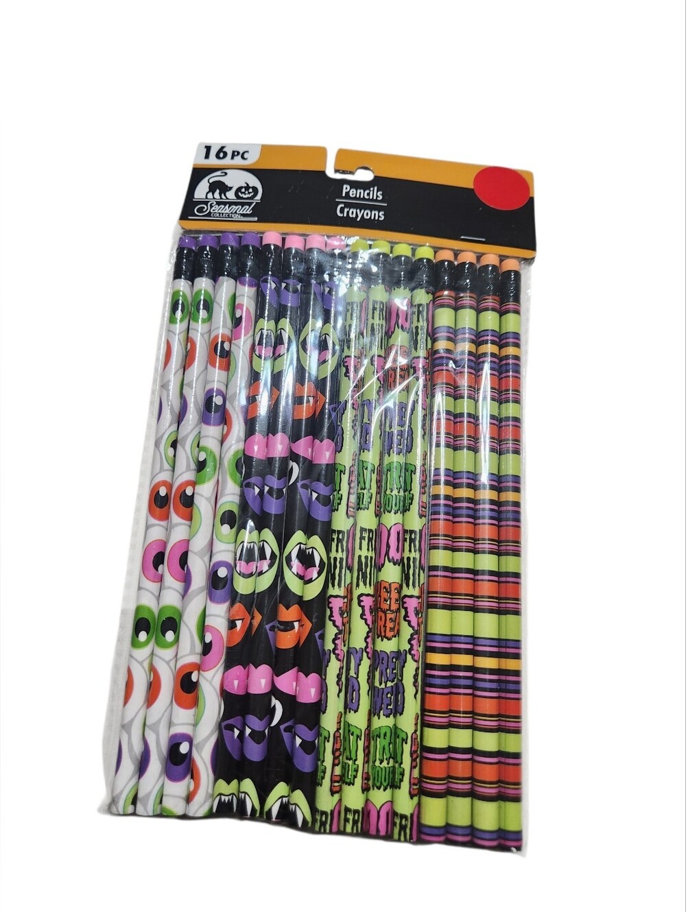 Halloween Themed 16 Pencils - Picture 2 of 3